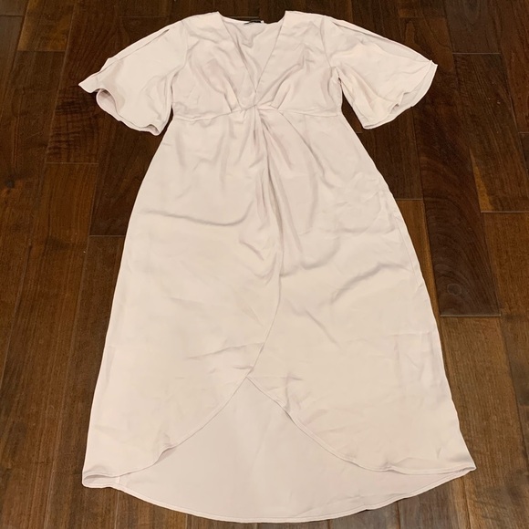 Gilli mauve open shoulder midi dress nwot - Picture 4 of 6